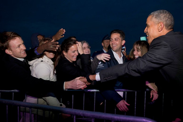 Obama reiterated previous talking points that the November election was an important one and that it ought to be an easy decision for voters to make. (AP Photo/Jacquelyn Martin)