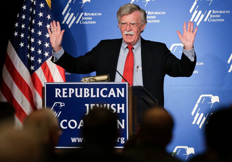 It's official: John Bolton is not running for president. (AP Photo)