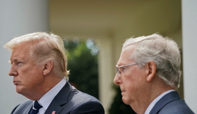 The Kentucky Republican cited administration and judicial appointments that 