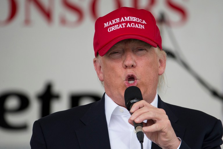 According to the fundraising email, 80 percent of the money raised for the RNC's Make America Great Again Committee will go toward Trump's general election campaign. The remaining 20 percent will go to directly to the RNC. (AP Photo/Manuel Balce Ceneta)