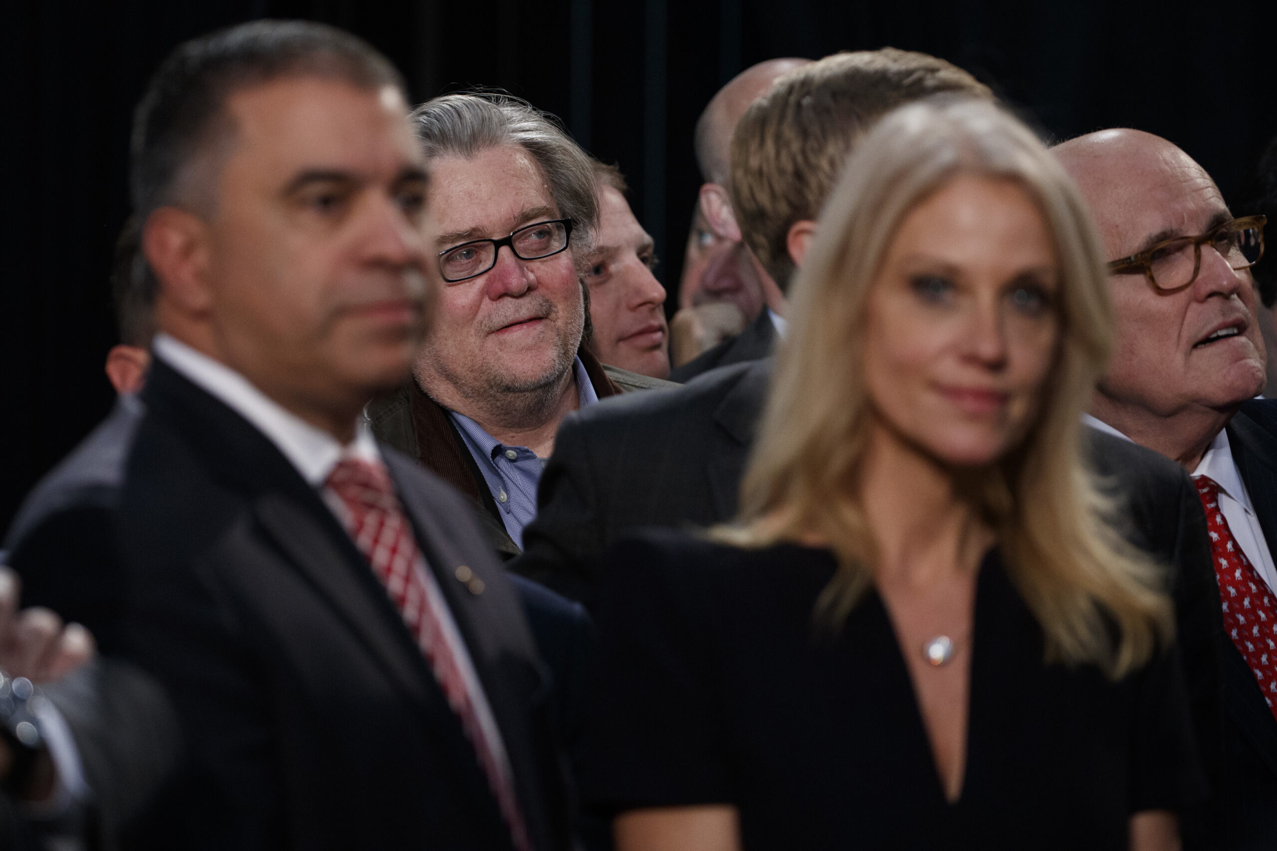 Shock: Steve Bannon has supporters and admirers