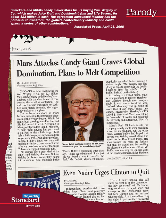 Mars attacks the global candy market