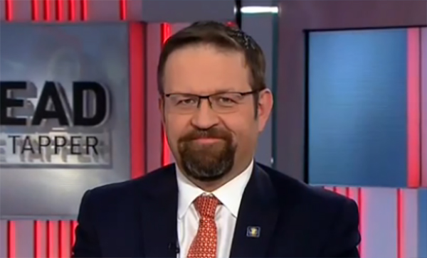 Rep. Trent Franks offered his support on Saturday for President Trump's aide Sebastian Gorka, above, who has been under fire recently over debates about his credentials and possible ties to anti-Semitic groups. (Screen shot)