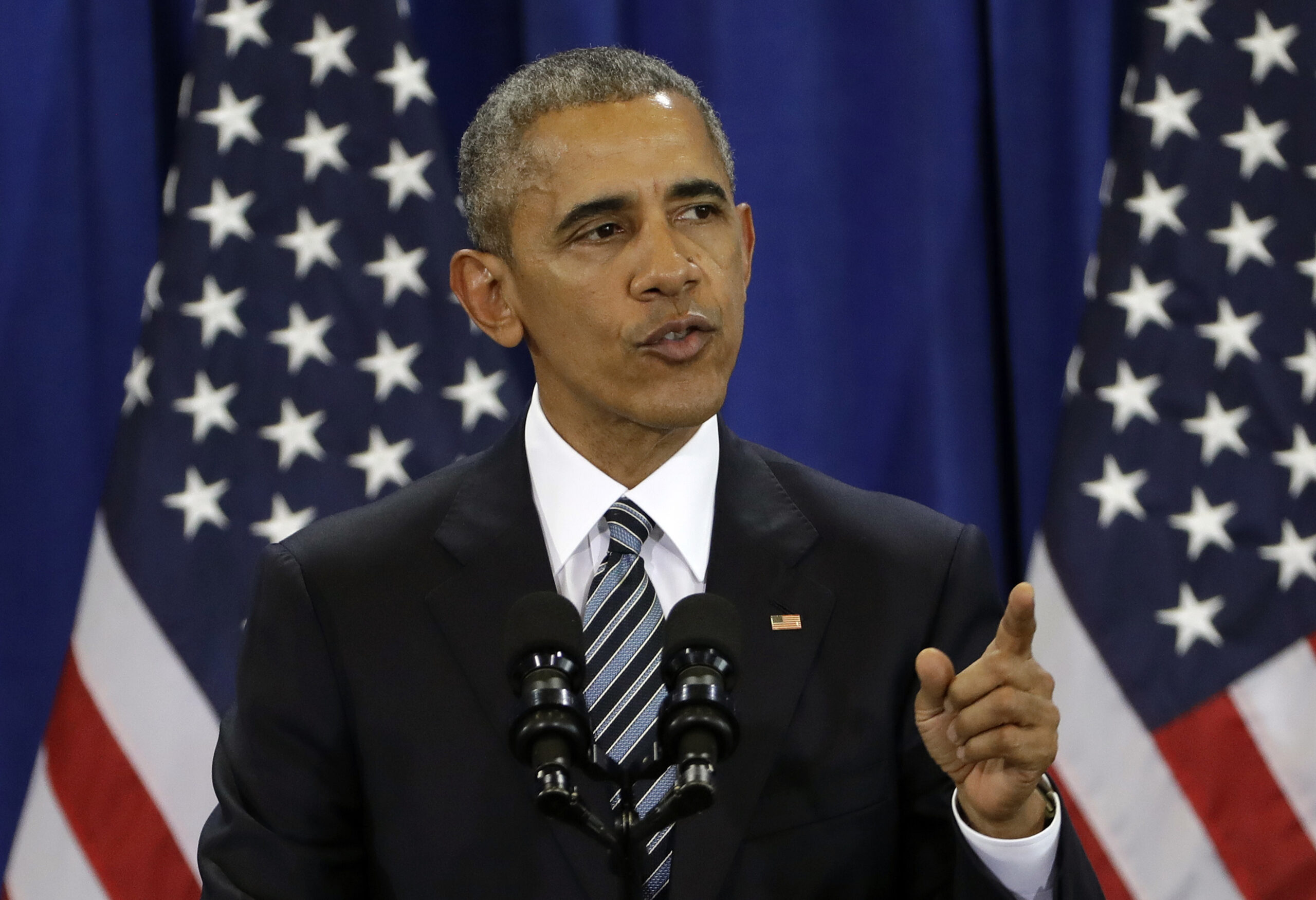 Obama, who illegally invaded Libya, lectures Congress on constitutional war powers