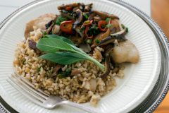 A light, steamed fish dish with big, bold flavors