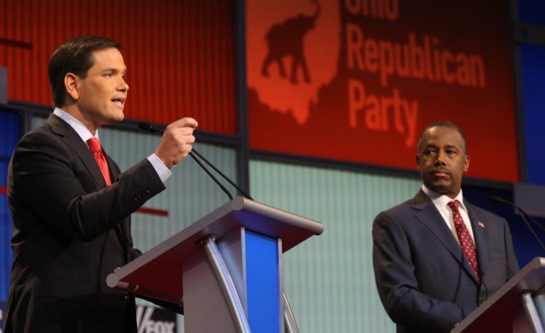 Ben CarsonÂ enjoys 22 percent support in Wisconsin, putting him ahead of Donald Trump and Marco Rubio, who are both tied with 19 percent. (AP Photo)