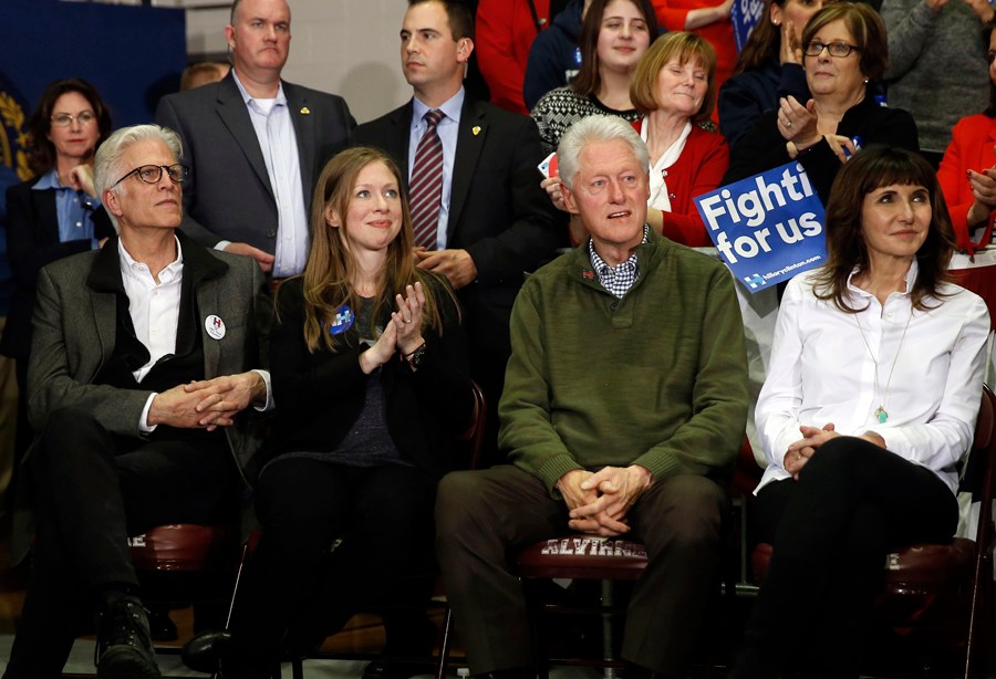 Ted Danson loves Clinton with ‘every fiber of my being’