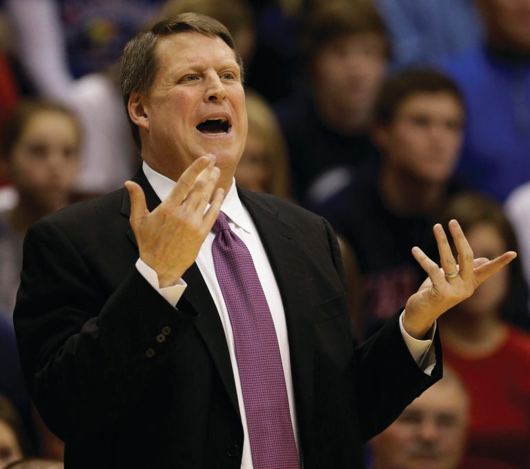 Orlin Wagner/AP
Coach Jeff Jones left for Old Dominion on Wednesday after winning 212 games in 13 years at American.