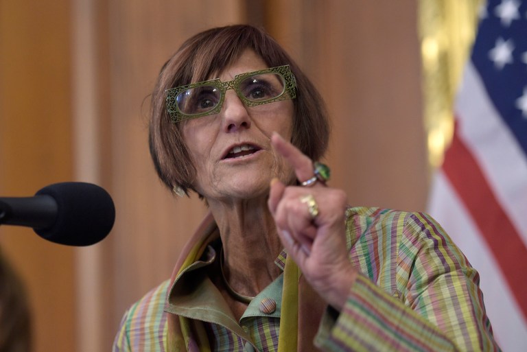 Rep. Rosa DeLauro, D-Conn., opened a budget hearing for Health and Human Services Wednesday by saying she was 