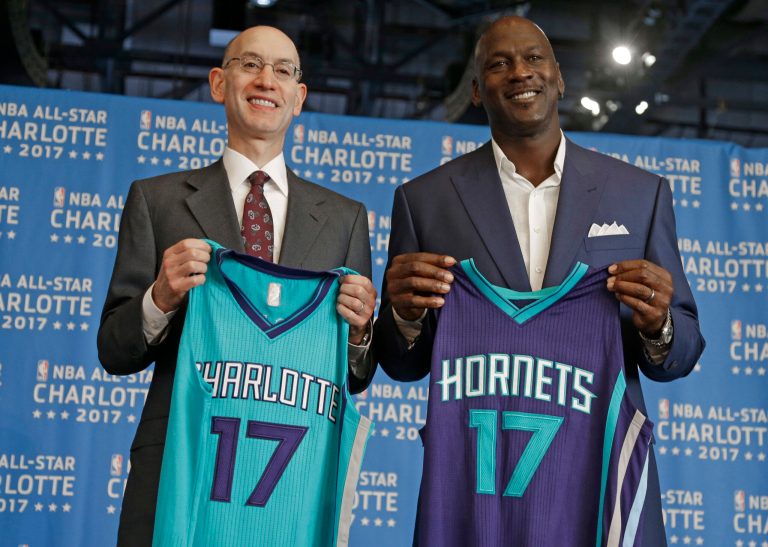 According to Adrian Wojnarowski of The Vertical, the NBA yanked the Feb. 19 game from Charlotte, and is focused on making New Orleans the new host city instead. (AP Photo)