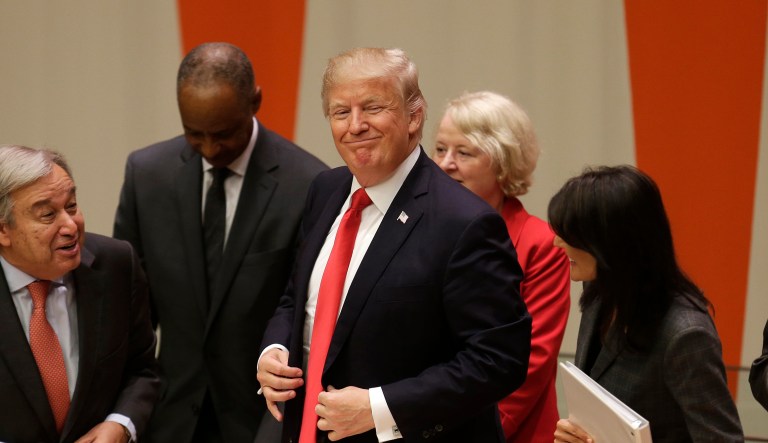 The Republican National Committee raised $7.3 million August and has more than $45 million cash on hand, according to Federal Election Commission data released Tuesday. (AP Photo/Seth Wenig)