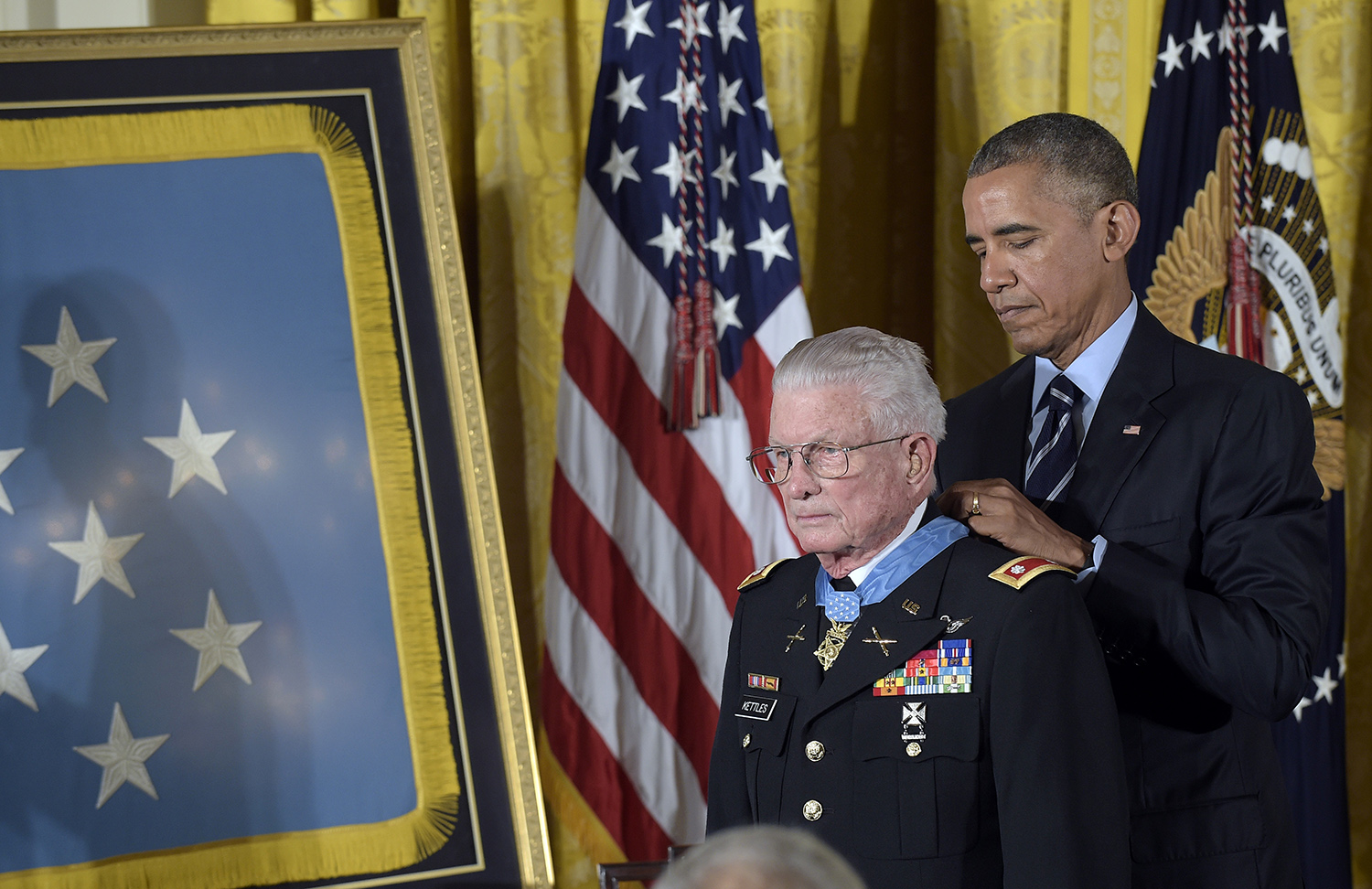 ‘A creed for all of us’: Obama awards Medal of Honor to Vietnam hero