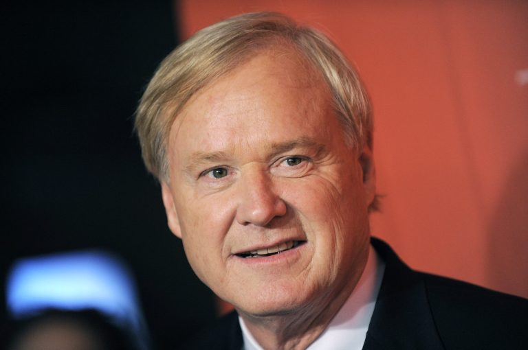   FILE - This May 5, 2009 file photo shows Chris Matthews arriving at the Time 100 Gala, in New York. The veteran MSNBC host raised his profile as much as any member of the television commentariat during the 2012 presidential campaign. His 5 p.m. 