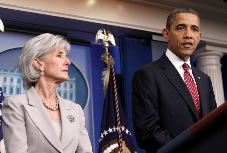 The White House dismissed a report suggesting that President Obama and Health and Human Services Secretary Kathleen Sebelius did not meet ahead of the botched rollout of Obamacare. (AP Photo/Pablo Martinez Monsivais)
