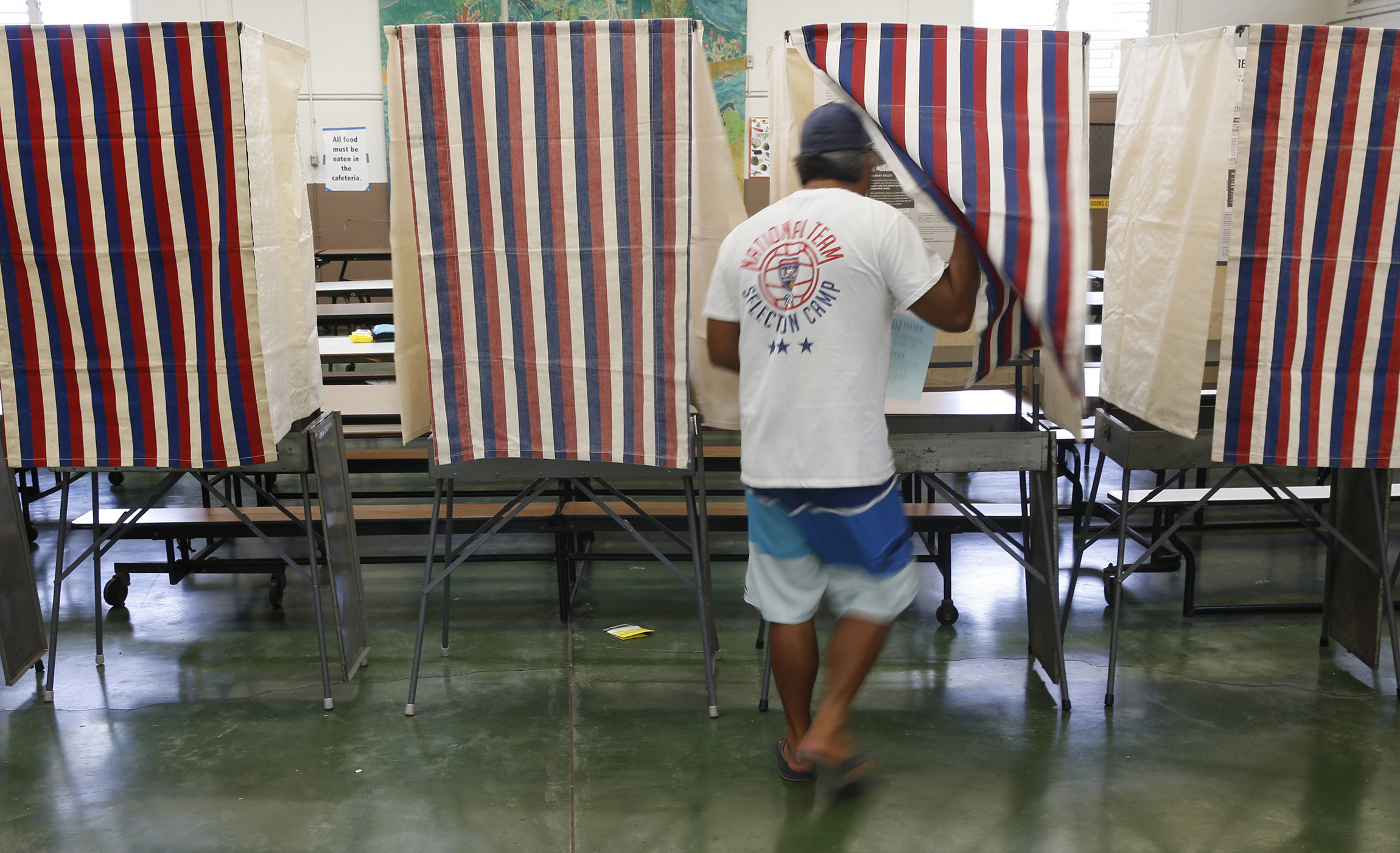 Can you name the state trying to place racial restrictions on voting?