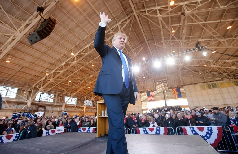Sixty-six percent of Republicans surveyed in a poll have a favorable view of Trump, the highest level he's reached. (AP Photo/Ross D. Franklin, File)