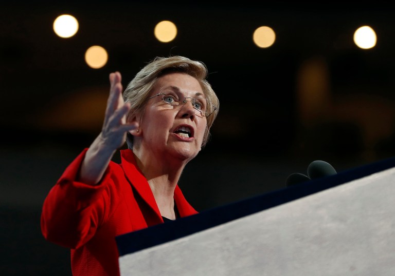Elizabeth Warren's unstated view is that government control is the default. (AP Photo/Carolyn Kaster)