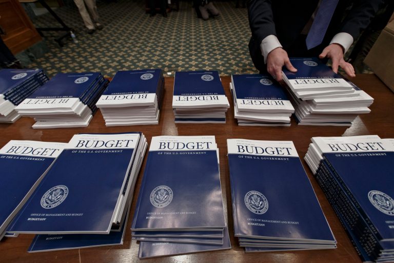 The annual deficit was $48 billion smaller than in fiscal 2014.Â (AP Photo/J. Scott Applewhite)