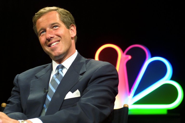 NBC's Brian Williams smiles during a news conference in this May 28, 2002 file photo in New York. (AP Photo/Diane Bondareff, File)