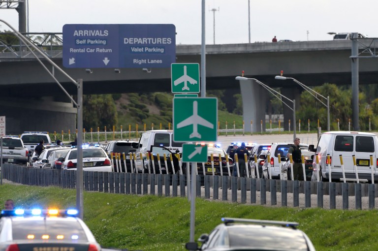 Police have identified 26-year-old Esteban Santiago as the suspect who was taken into custody following a mass shooting at Fort Lauderdale-Hollywood Airport earlier in the day Friday. (AP Photo/Alan Diaz)