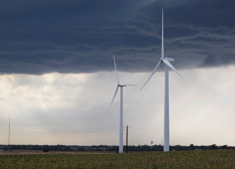 Renewable energy advocates say U.S. subsidies are fair considering the subsidies the fossil fuel industry has received. (AP)