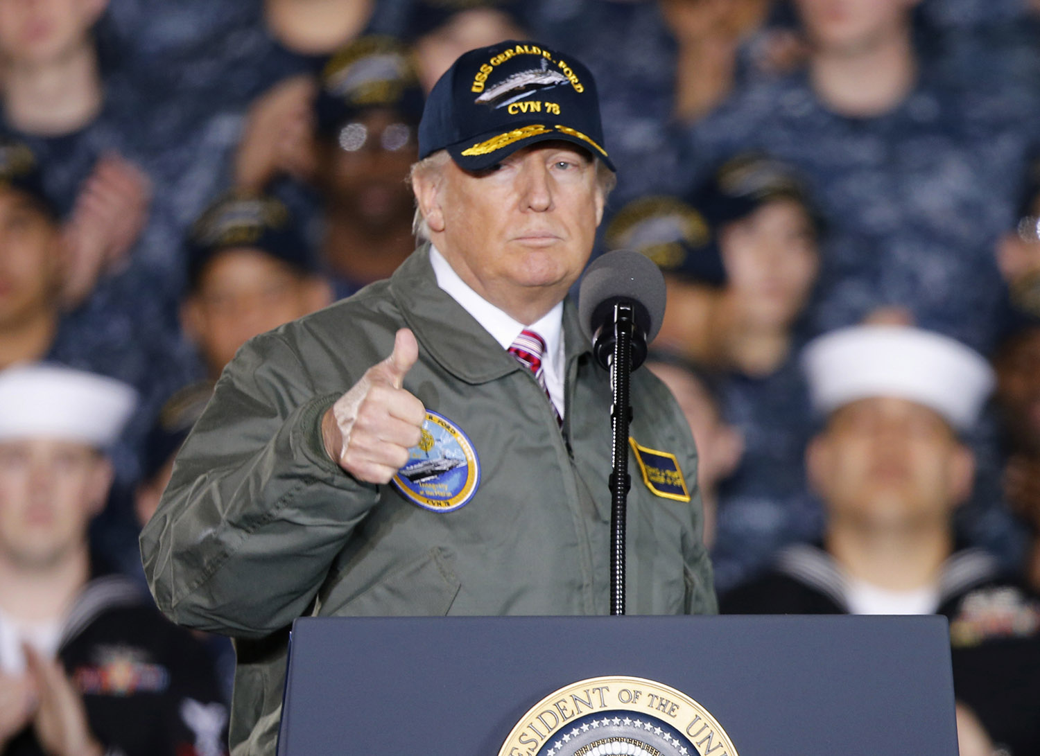 Trump: Ending sequester will help the Navy ‘control costs’