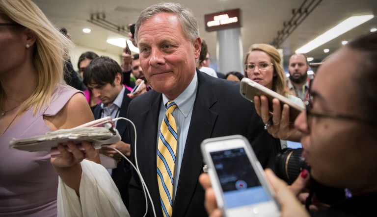 Committee Chairman Richard Burr, R-N.C., said the simple question of collusion has not yet been settled despite dozens of interviews and thousands of pages of transcripts to pore over. (AP Photo/J. Scott Applewhite)