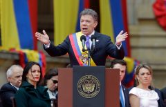 Colombia’s president seeks peace deal in 2nd term