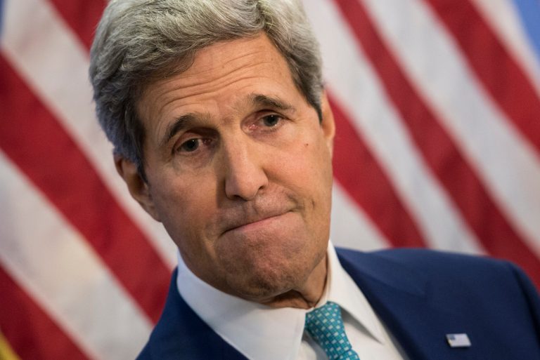 US Secretary of State John Kerry speaks during a press conference in Ankara, Turkey, Friday, Sept. 12, 2014. Kerry is in the region to speak with leaders about strategies to address the threat from the Islamic State, a militant extremist group. John Kerry said that the US would provide an additional $500 million in humanitarian aid to victims of the war in Syria, bringing total American assistance to $2.9 billion since the start of the conflict in 2011. (AP Photo/Brendan Smialowski, Pool)