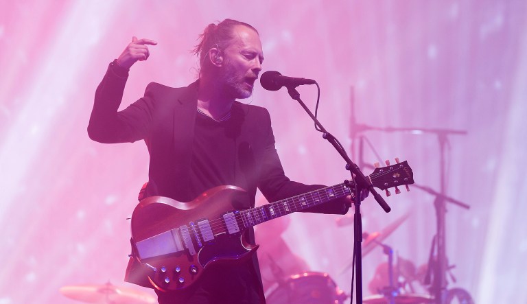 Radiohead held a concert in Israel on Wednesday. (Photo by Grant Pollard/Invision/AP)