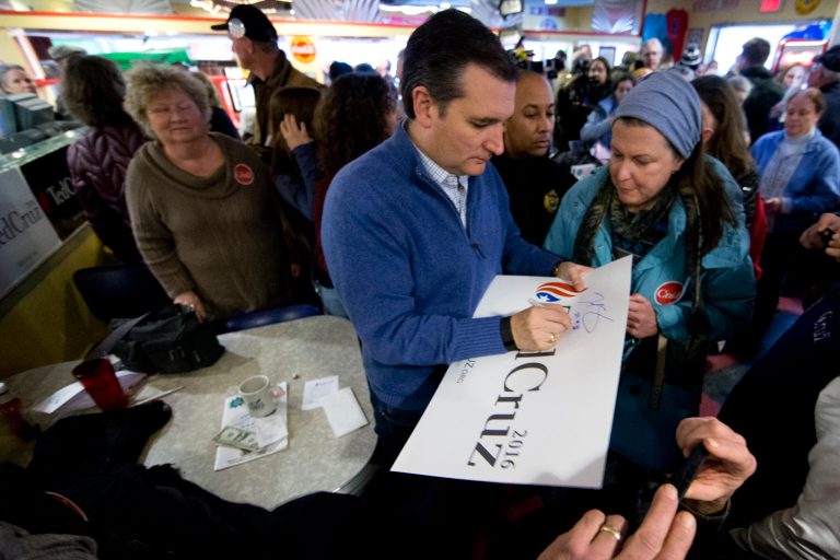 The super PAC's newest ad features Cruz supporters talking about why they back the Texas senator. (AP Photo/Matt Rourke)