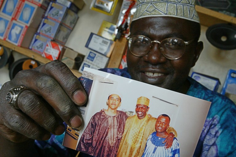 The Republican presidential nominee made waves when he invited the sitting president's estranged half-brother, Malik Obama, to be his guest for the debate. (AP Photo/Karel Prinsloo/File)