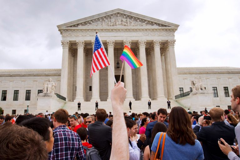 The Alabama State Supreme Court chief justice issued an order to all probate judges Wednesday not to issue marriage licenses to same-sex couples.(AP Photo/Jacquelyn Martin)