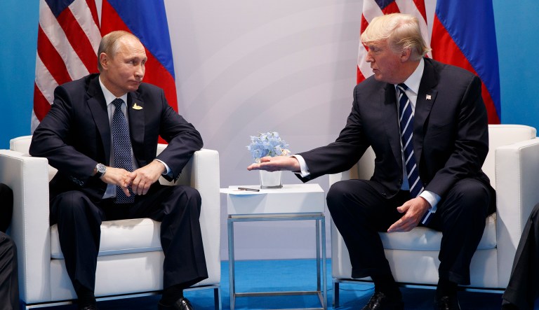 Rep. Don Beyer filed a late amendment to the National Defense Authorization Act that forbids any money from being used on intelligence sharing, equipment, personnel or facilities related to any such cyber agreement with Moscow. (AP Photo/Evan Vucci)