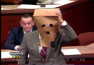 House headgear: The Paper Bag Speech