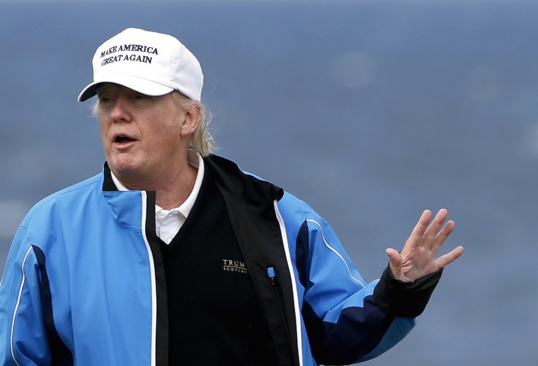 On the 142 birthday of Winston Churchill, the president-elect should look across the Atlantic to England. (AP Photo/Scott Heppell)