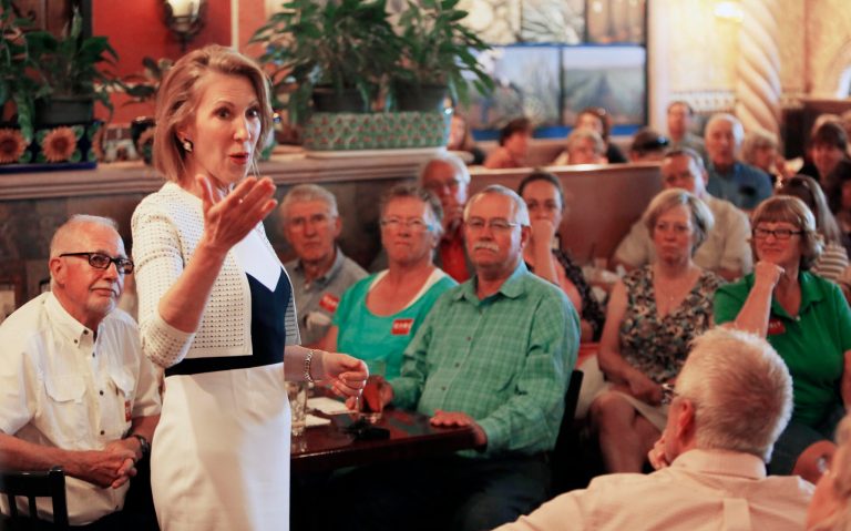 Carly Fiorina said her attacks on Democratic presidential nominee frontrunner Hillary Clinton have 