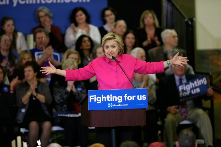 First Hillary Clinton got an endorsement from Planned Parenthood, now she is planning to coordinate pantsuits with organization's boss. (AP Photo/Charlie Neibergall)