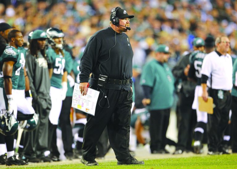 Rich Schultz/Getty Images
Andy Reid has a 129-87-1 record and five NFC championship game appearances in 14 seasons as coach of the Philadelphia Eagles.