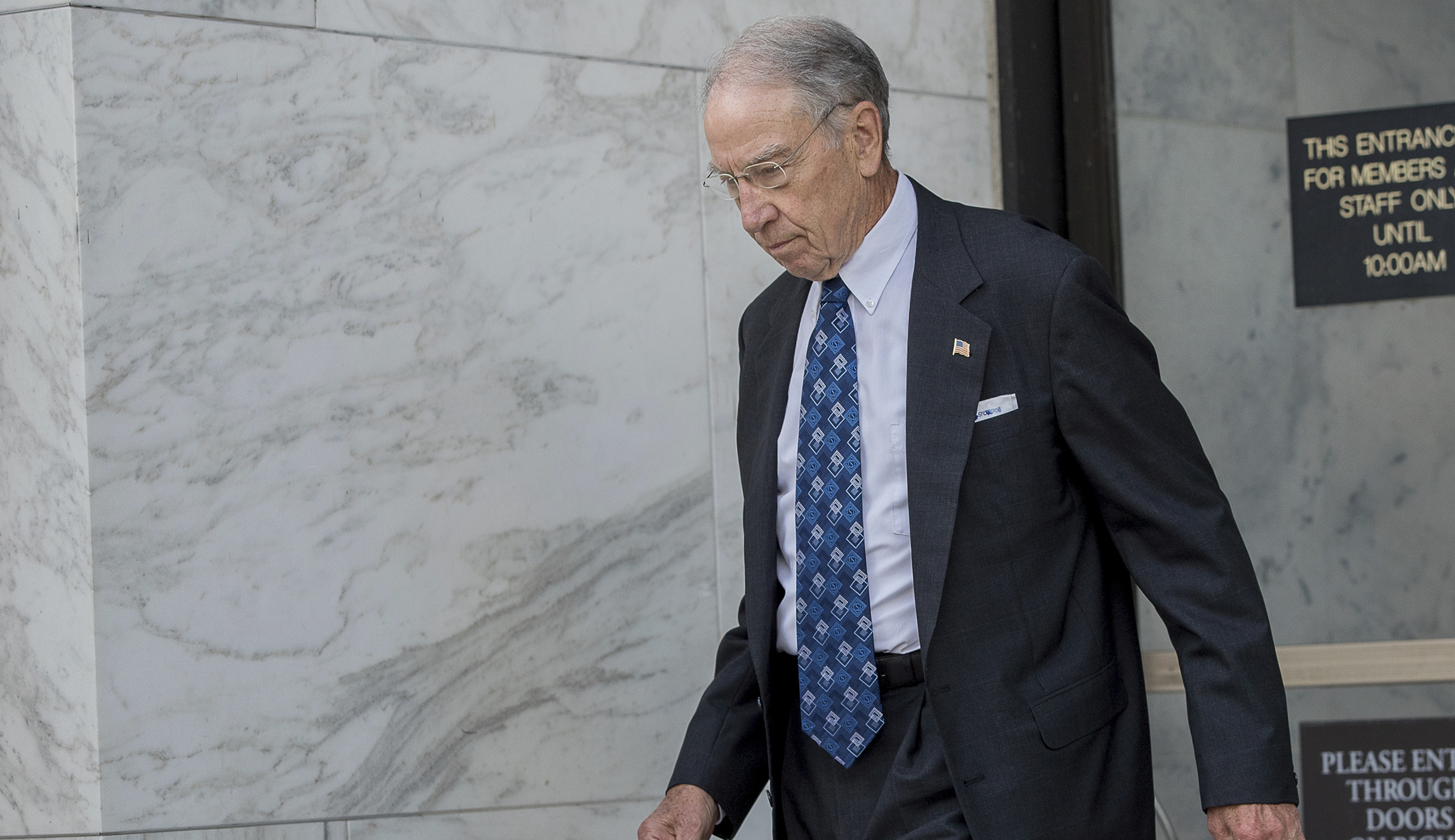 If the White House worries about Chuck Grassley threatening the EPA over ethanol, wait till he starts taking judicial nominees hostage