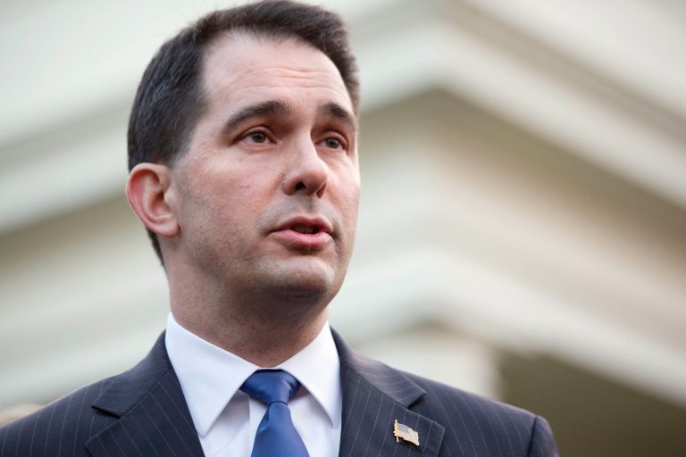Wisconsin Gov. Scott Walker speaks at the White House in Washington on Jan. 14. (AP Photo/Jacquelyn Martin, File)
