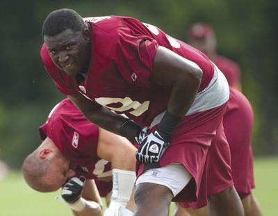 Evan Vucci/AP
Redskins defensive end Jarvis Jenkins'promising rookie season ended before it began when he torn the ACL in his right knee in Thursday's loss to the Ravens.