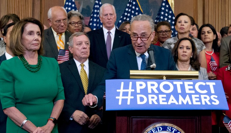 The Democrats consistently have overplayed their hands with regard to immigration. (AP Photo/Jose Luis Magana)