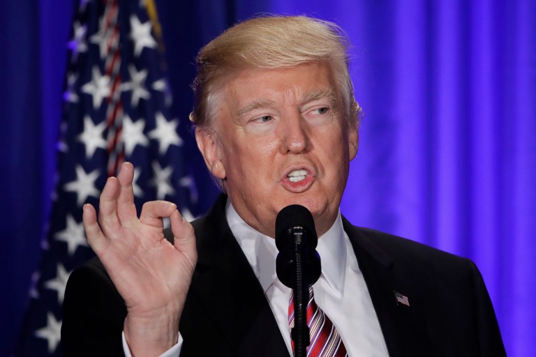 President Trump promised to 
