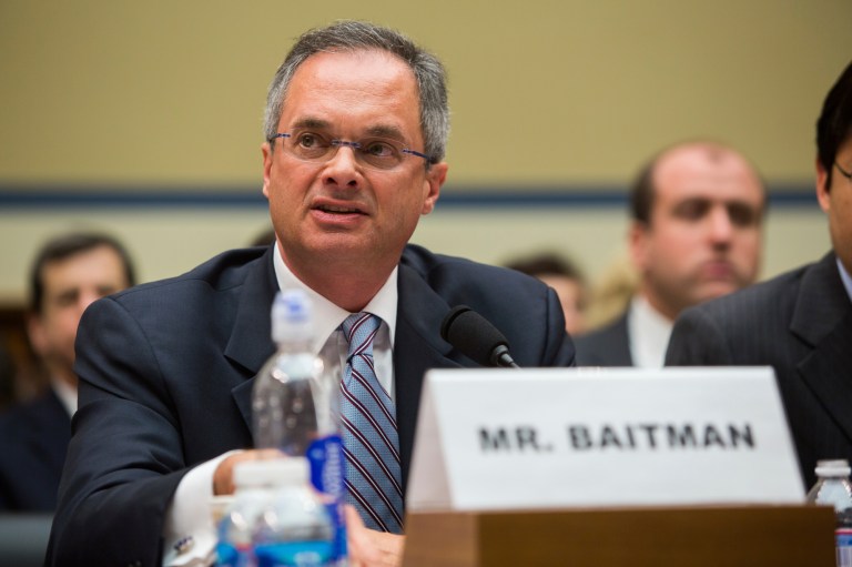 Frank Baitman,ÃÂ deputy assistant Health and Human Services secretary for information technology,ÃÂ appeared before the Committee on Oversight and Government Reform, on Capitol Hill on Wednesday, and testified about the ongoing technical issues surrounding the rollout of healthcare.gov. (Photo: Graeme Jennings/Washington Examiner)