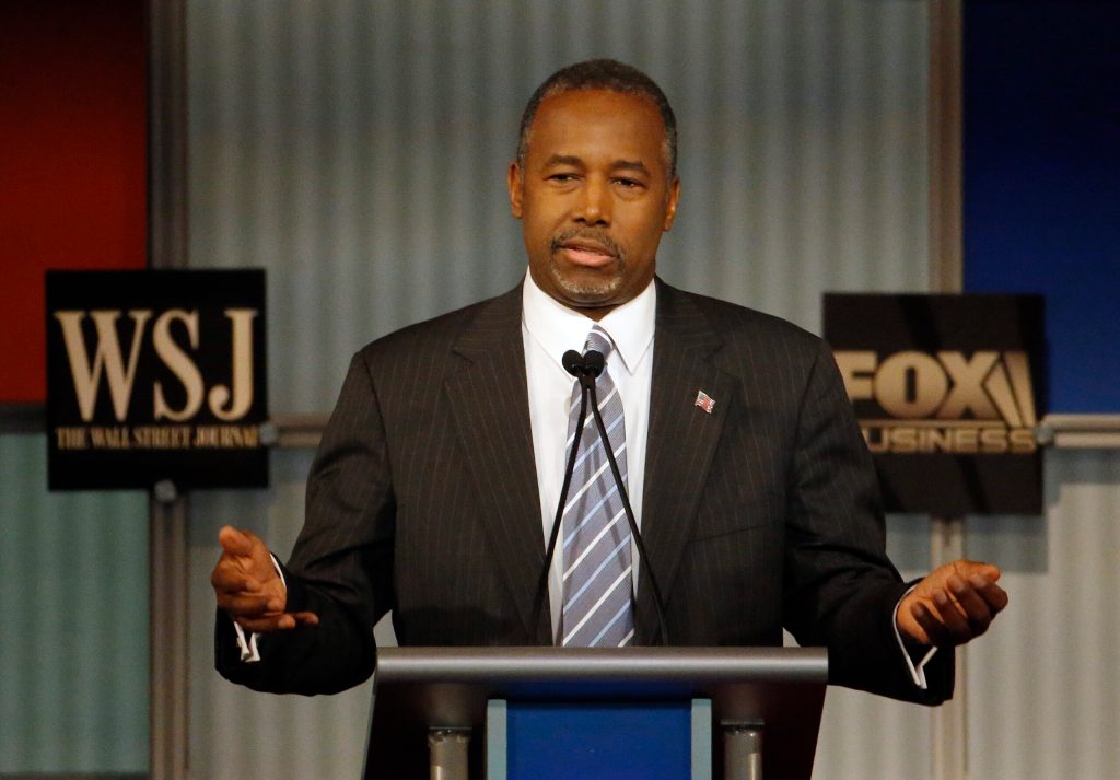 Ben Carson suggests eliminating mortgage, charitable giving deductions