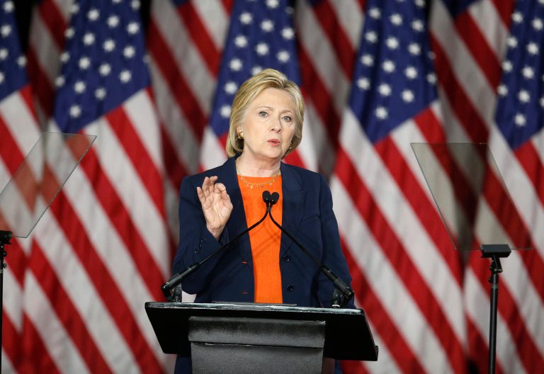 Read Clinton's full foreign policy address. (AP Photo/John Locher)