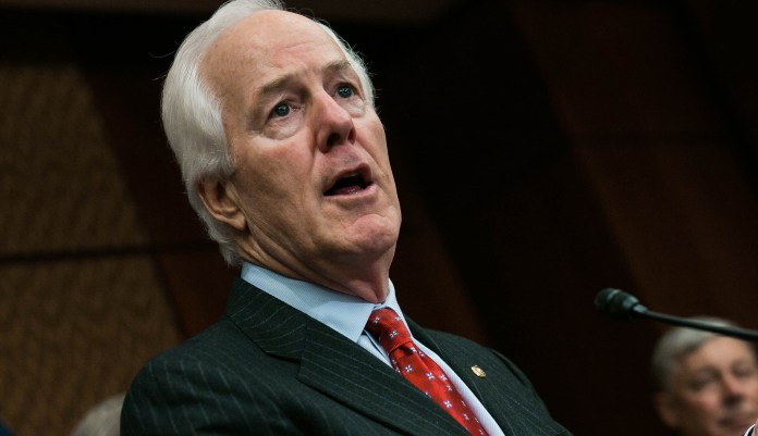 "It's not going to be something that's agreed to by just a handful of people," Sen. John Cornyn, R-Texas, said. (Graeme Jennings/Examiner)