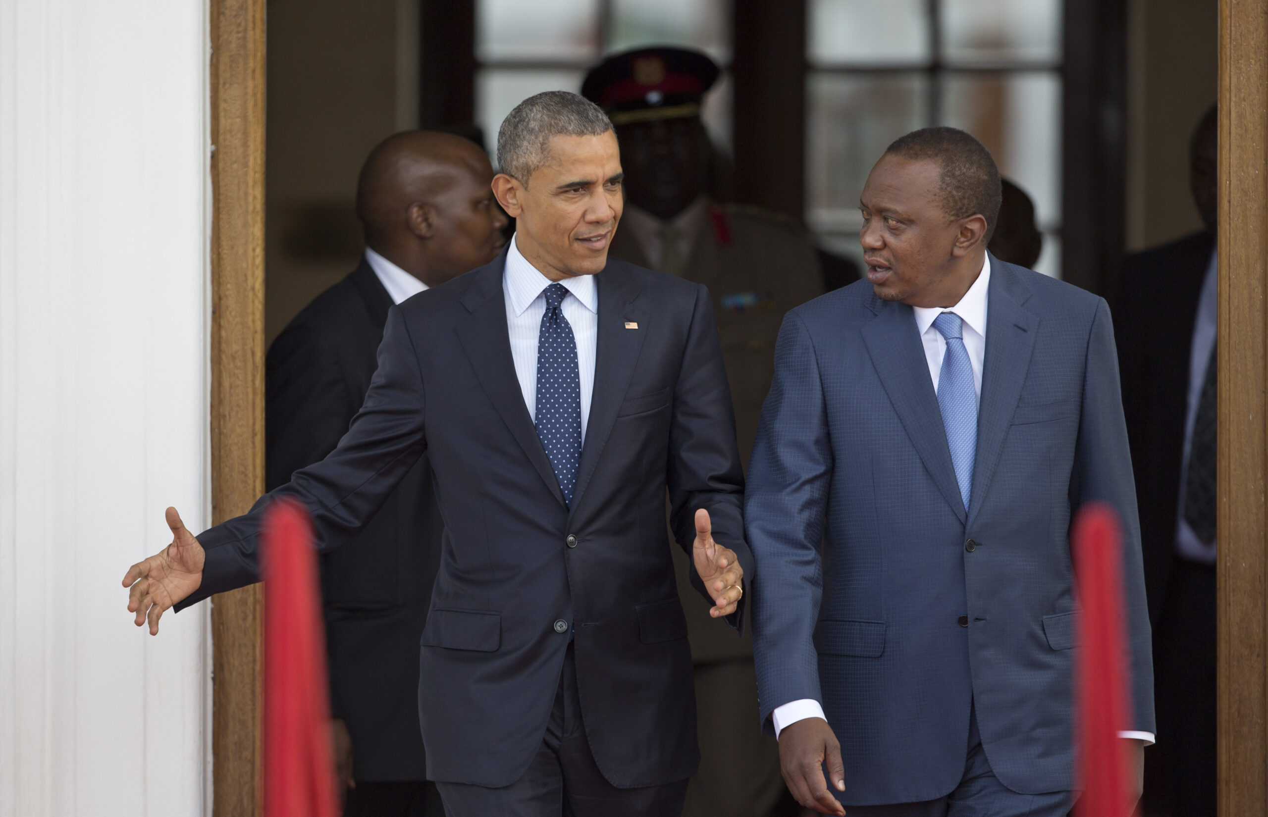 Obama lectures Kenyan president on gay rights