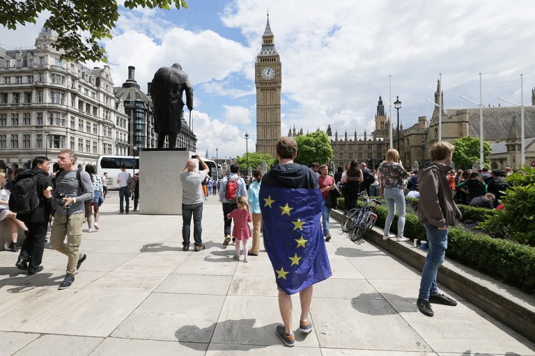 Inner London was among the parts of the U.K. that voted for Remain, though the majority of the country voted for Leave. (AP Photo/Tim Ireland)